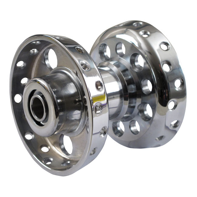 Chrome shop wheel hubs