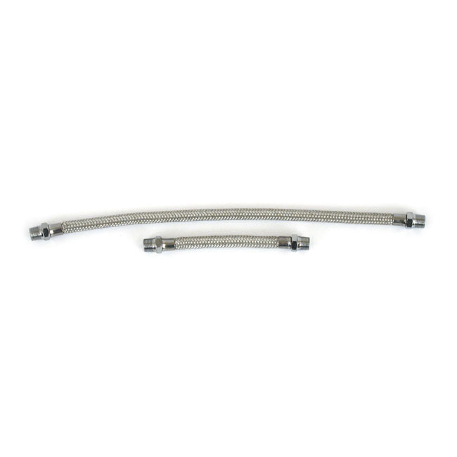 ROCKER BOX OIL LINE SET, BRAIDED