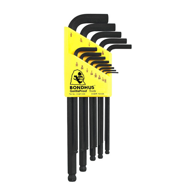 ALLEN/BALL - WRENCH SET. USA SIZES