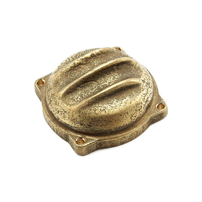 WANNABE CHOPPERS CV-COVER RIBBED BRASS