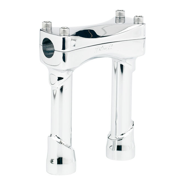 BILTWELL MURDOCK RISERS 6" CHROME, TUV APPR.