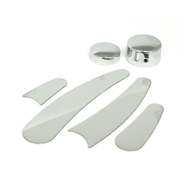 FRAME INSERTS REAR & SWINGARM PIVOT BOLT COVERS