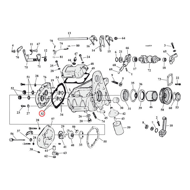 Bearing Main and Countershaft 5speed