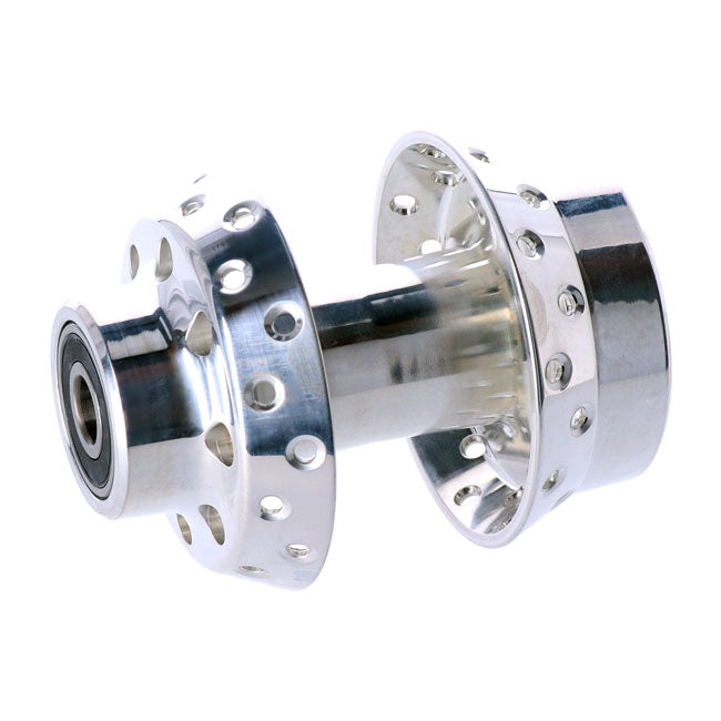 FRONT WHEEL HUB, POLISHED