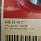 Taillight Visor 80-up FXWG,FXST