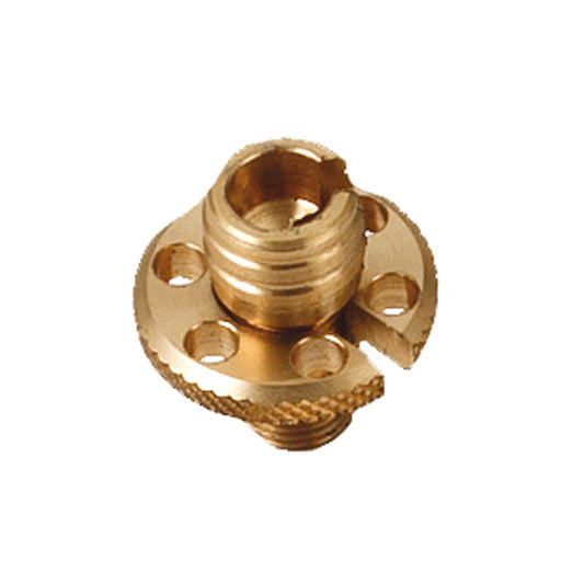 K-TECH CLUTCH CABLE ADJUSTER. POLISHED BRASS