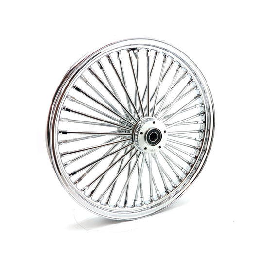 MCS RADIAL 48 FAT SPOKE FRONT WHEEL 2.15 X 21 DF CHROME