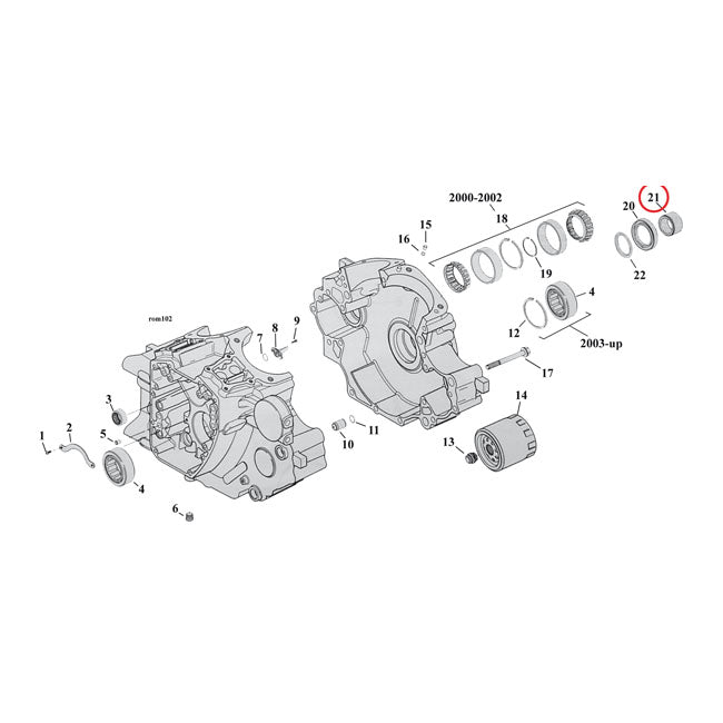 SPACER, SPROCKET SHAFT 2003-06