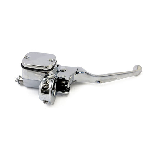 HANDLEBAR MASTER CYLINDER ASSY. 11/16" BORE. CHROME