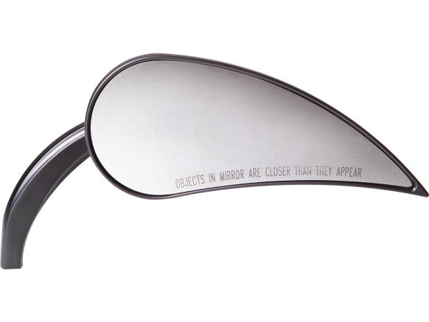 Rad III Teardrop Mirror left black