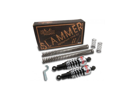 Burly Slammer Lowering Kit Dyna 91-05 Chrome