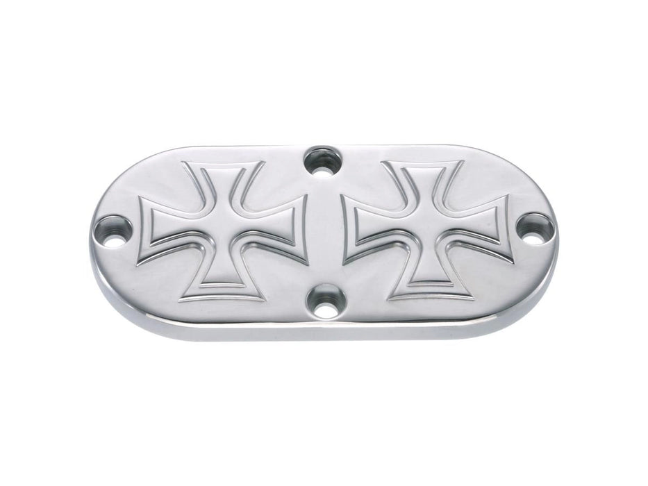 HKC POLISHED IRON CROSS INSPECTION COVER