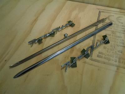 Nameplate Road King & strips used