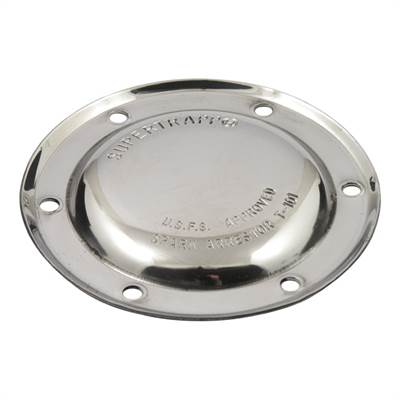 Supertrapp Stock replacement 4" Stainless steel end cap