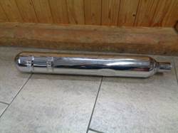 MUFFLER, CHROME, LH, FLHR,FLHT