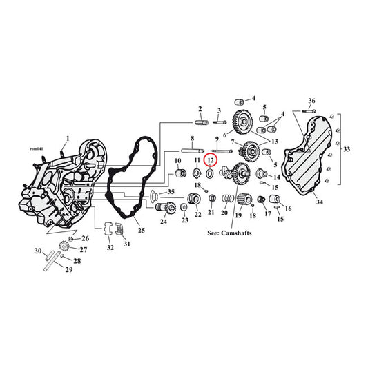 Cam Shim 1936-1998  .060 = 1,5mm