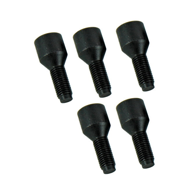 Brake Drum mount bolt black Set of 5