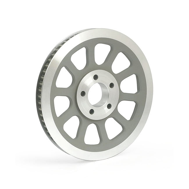 REPRODUCTION OEM STYLE WHEEL PULLEY 66T, 20MM BELT. SILVER