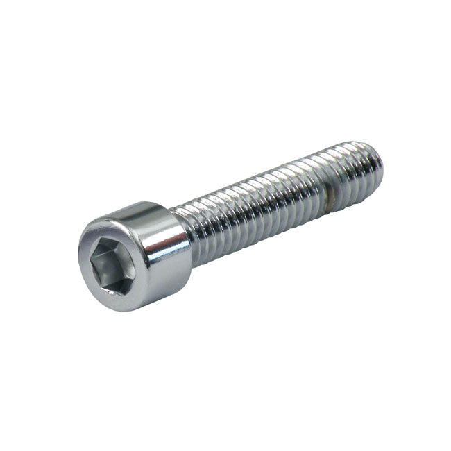 Chrome smooth Allen Head Screw 1/4-20 x 3/4"