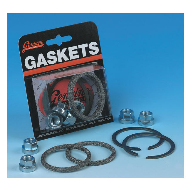 JAMES, EXHAUST GASKET & MOUNT KIT. WIRE/GRAPHITE GASKETS