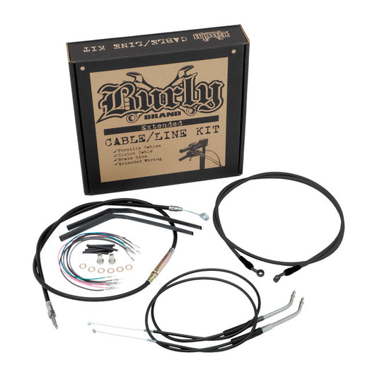 BURLY APEHANGER CABLE/LINE KIT BLACK