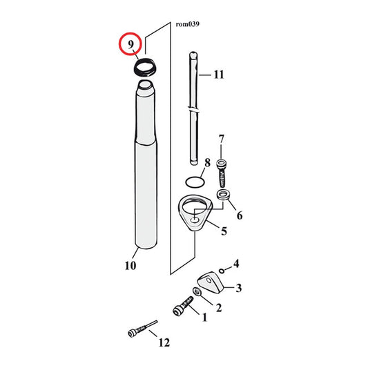 O-RING, PUSHROD COVER. UPPER (4)