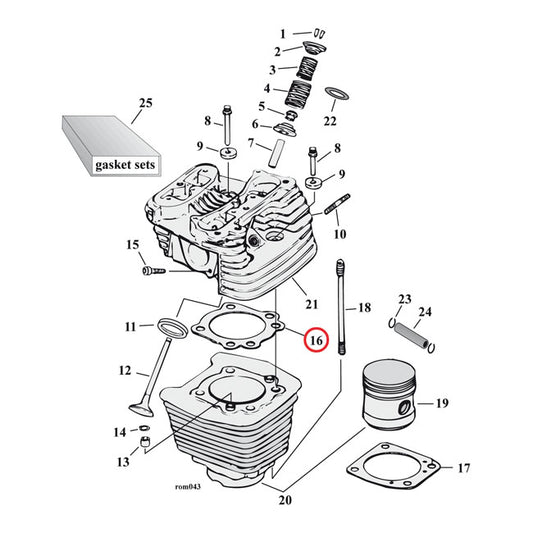 COMETIC GASKET, CYL HEAD .040 INCH