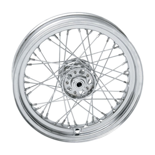 3.00 X 16 WHEEL 40 SPOKES CHROME