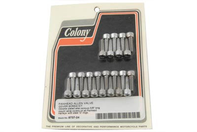 Panhead Allen Valve Cover Screw Kit  5/8"long