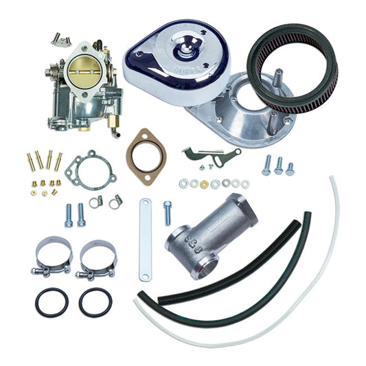 S&S Super "E" Carburetor Kit Pan/Knuckle with O-Ring intake