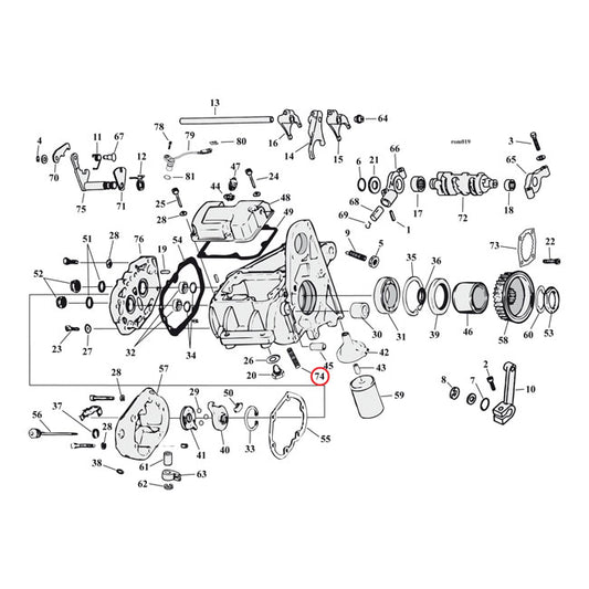 Motor Mount Stud Pan&Shovel