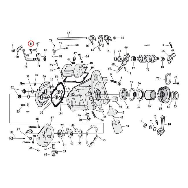 Spring for Transmission Shifter Shaft