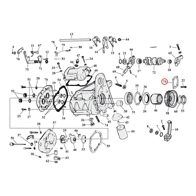 Locking Plate Sprocket Nut