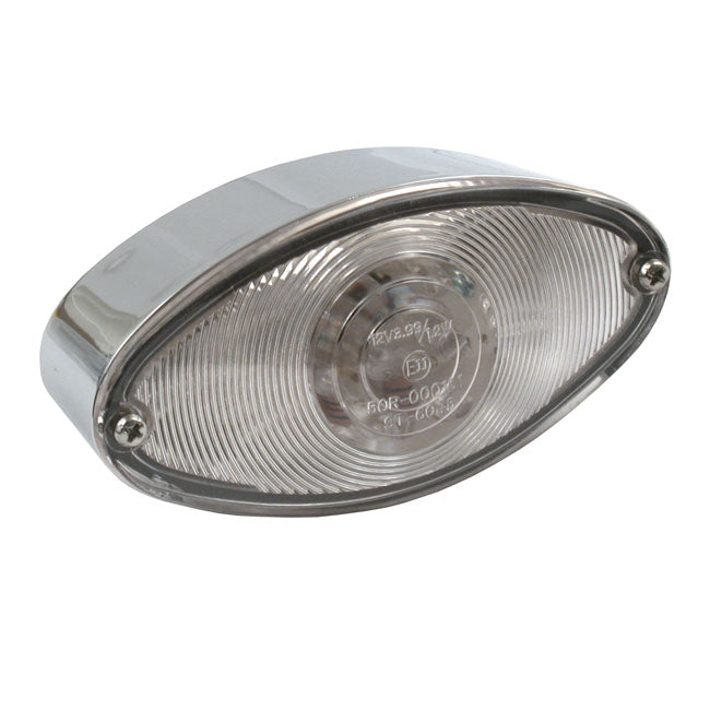 L.E.D. CATEYE TAILLIGHT, CLEAR LENS