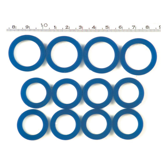 PUSHROD COVER SEAL KIT, BLUE SILICONE