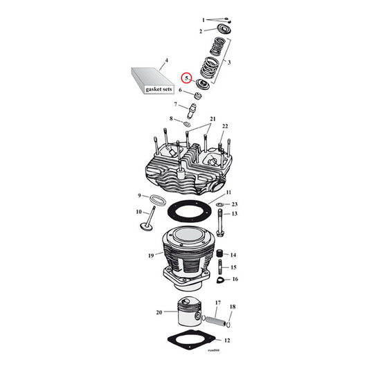 Lower Valve Collar Pan/Shovel 48-79 EA