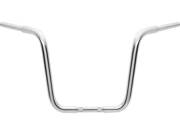 14 Chubby Classic Ape Hanger Handlebar Non-Dimpled 3-Hole Chrome 1 1/4"